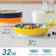 Paquet de 6 bols à pâtes en céramique de 32 oz de couleur allant au micro-ondes