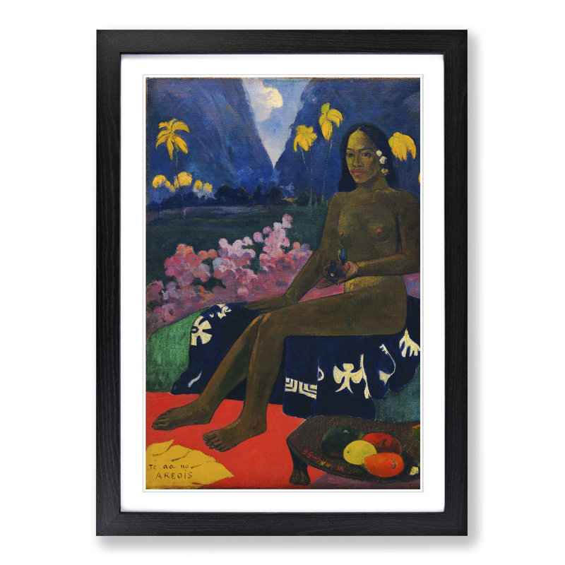 Paul Gauguin - Single Picture Frame Painting, Black
