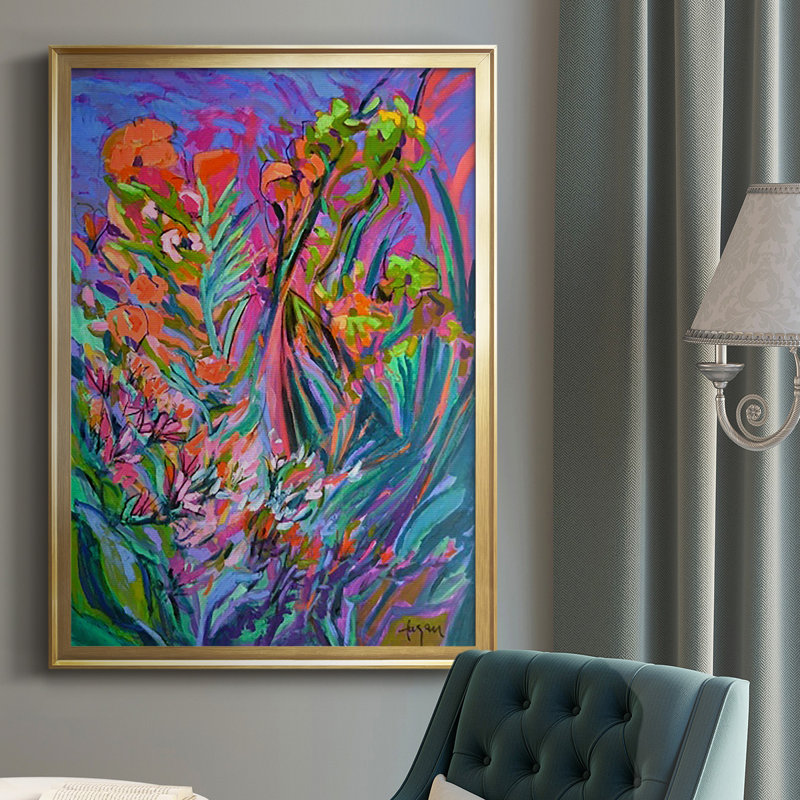Impression encadrée de qualité supérieure, «attendu »,« Desetter II », Or, H 42,5 po x l 30,5 po x P 1 po