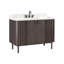 Meuble-lavabo sur pied simple 49 po avec plateau en quartz Blakely-92320002-92320003