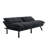 70.9" Upholstered Convertible Reclining Futon Sofa Bed with Adjustable Armrests-1057373610