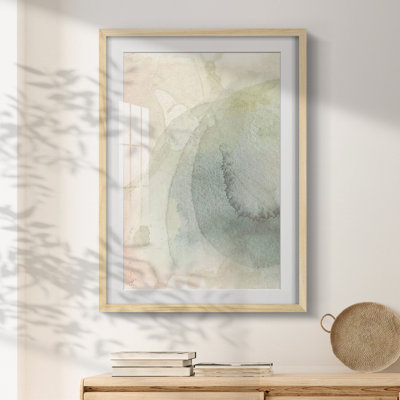 «Softwash Abstract I», impression encadrée