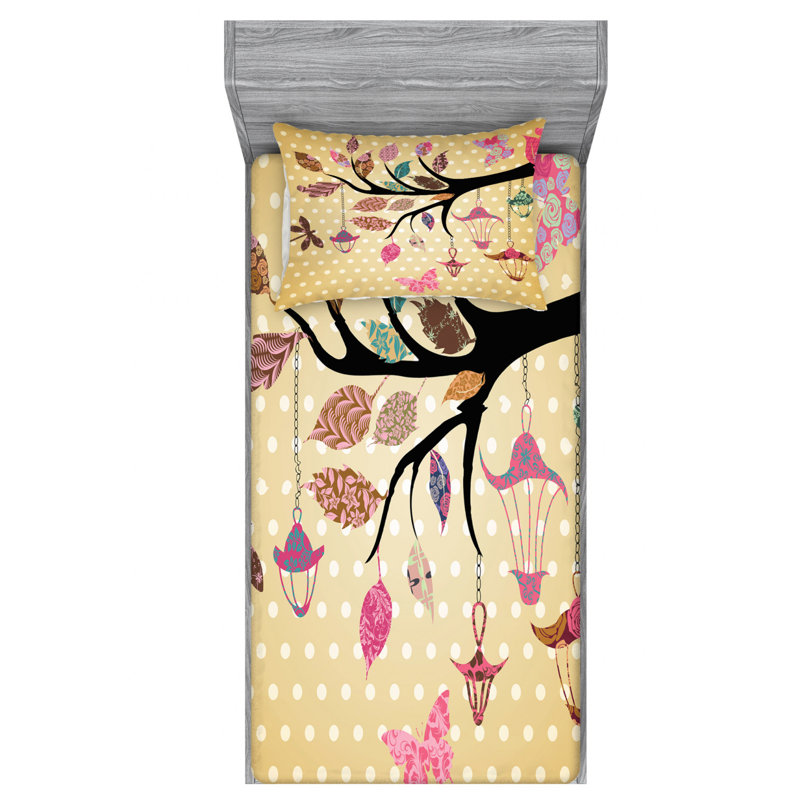 Microfiber Sheet Set, Twin Sheet Set with Fitted Sheet