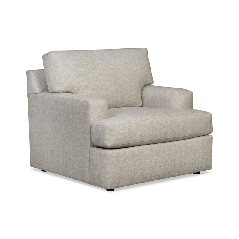 Fauteuil d'appoint Cleo, Tissu natté turbo cendre