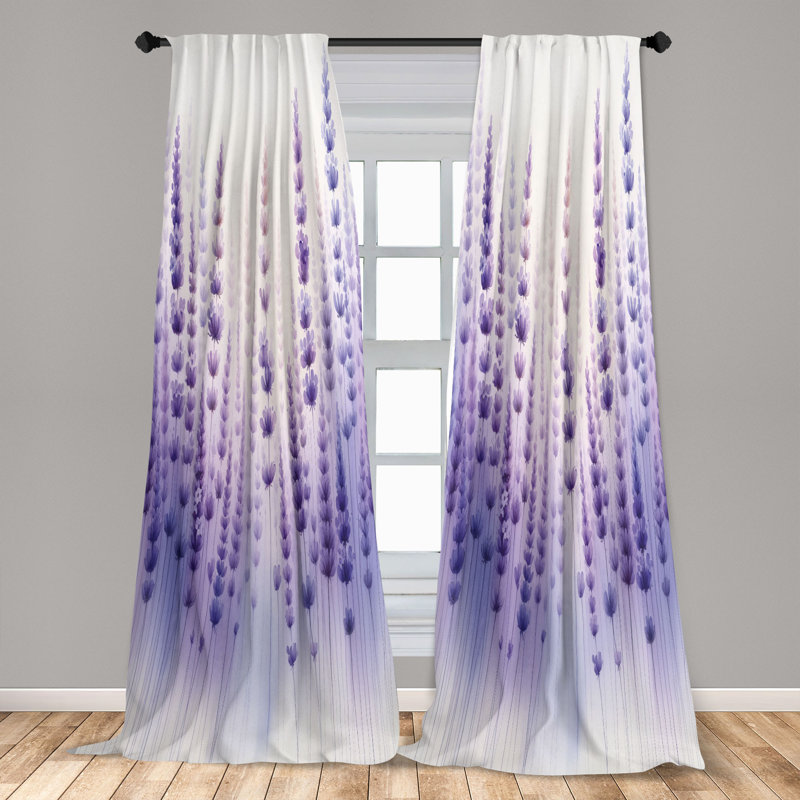 Semi Sheer Curtain, 56" W x 63" L