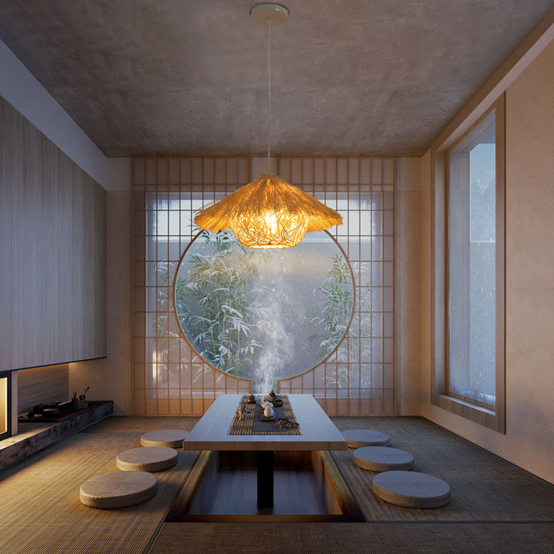Luminaire suspendu style bohémien Anuva Chandelier Farmhouse