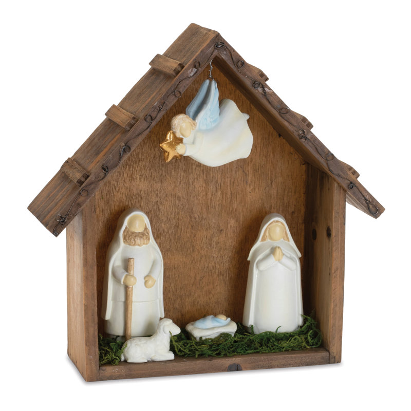Présentoir de crèche des Fêtes L 10 po