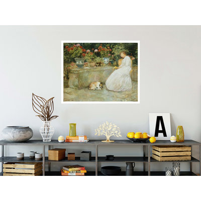 «Reading» par Childe Hassam - Impression giclée
