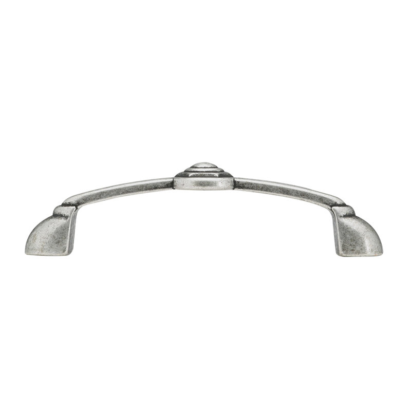 Poignée art déco 3 25/32 po Art Deco, Argent ancien