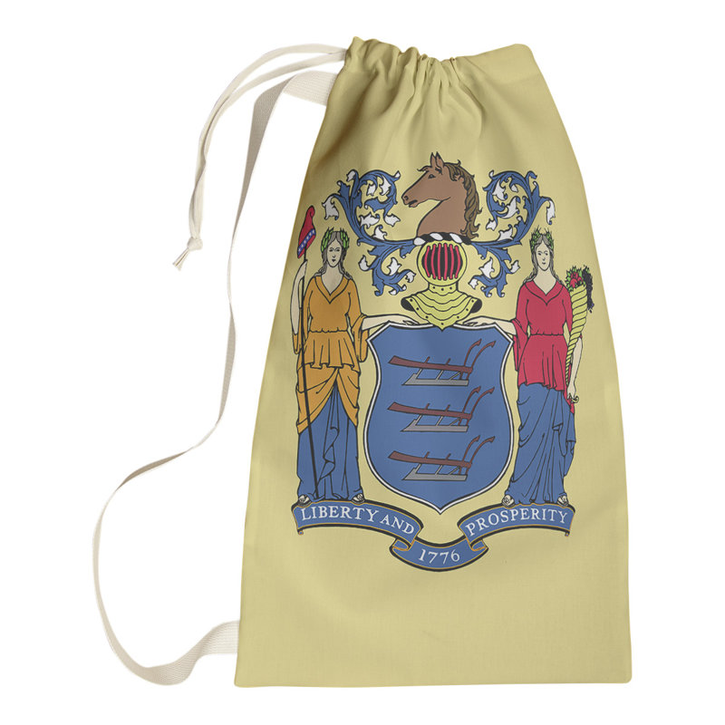 Sac à lessive US State flag, Petit (H 64 po x l 20 po x 1,5 po), New Jersey