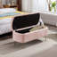 Banc rembourré en fausse fourrure