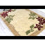Tapis beige à motif floral oriental 3D Wenham-1657830934