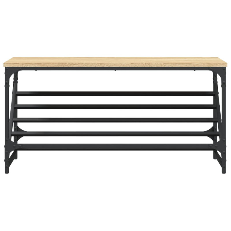 3 Pair Shoe Rack, Sonoma Oak