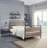 Defreitas 2-Tier Wall-Mounted Shelf with Metal Frame