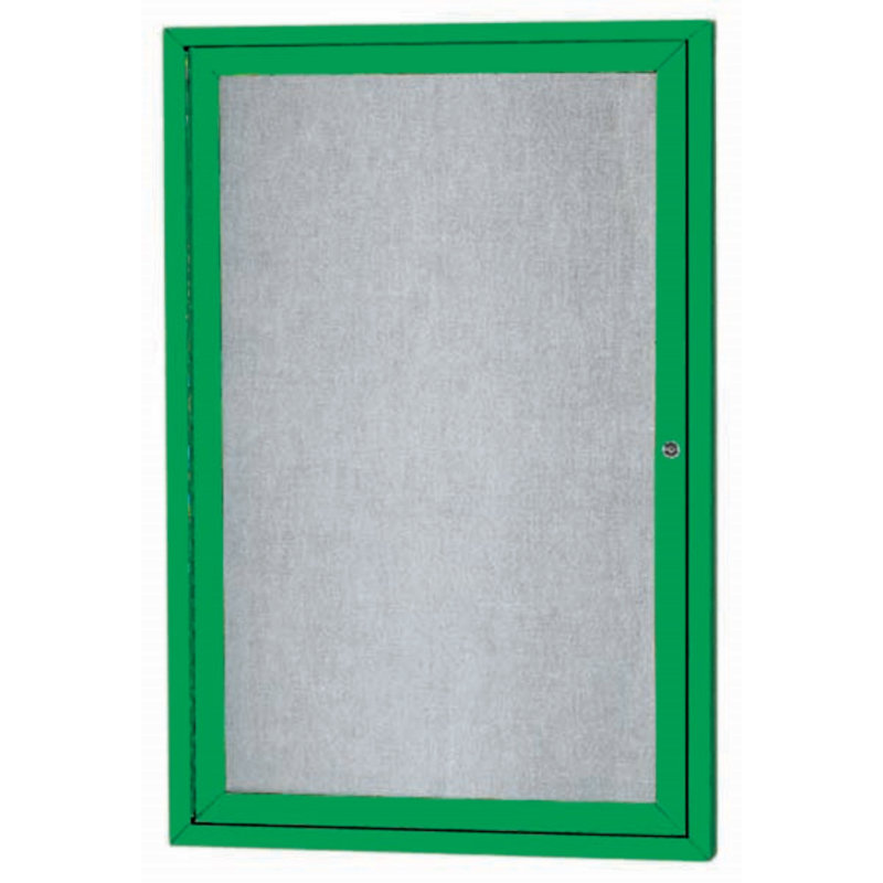 Tableau d'affichage mural extérieur pour l'extérieur, Vert, Un, H 24 po x l 18 po