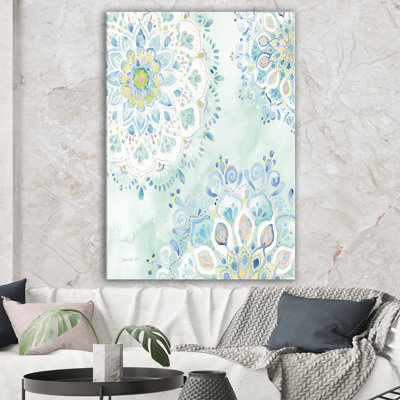 Watercolor Mandalas III - Reproduction d'art sur toile tendue