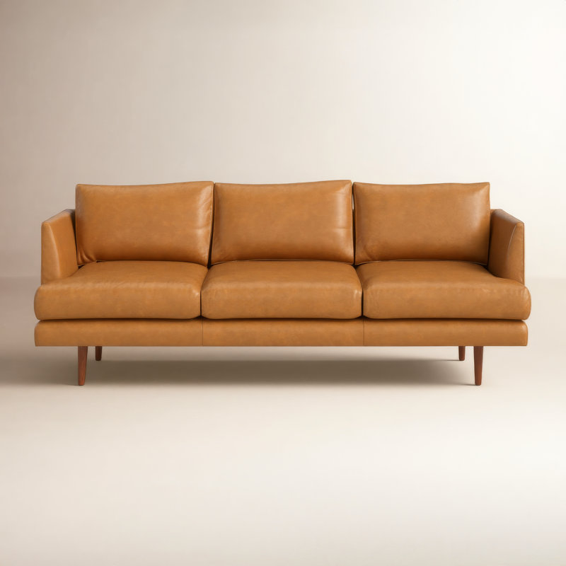 Miller 84" Genuine Leather Sofa