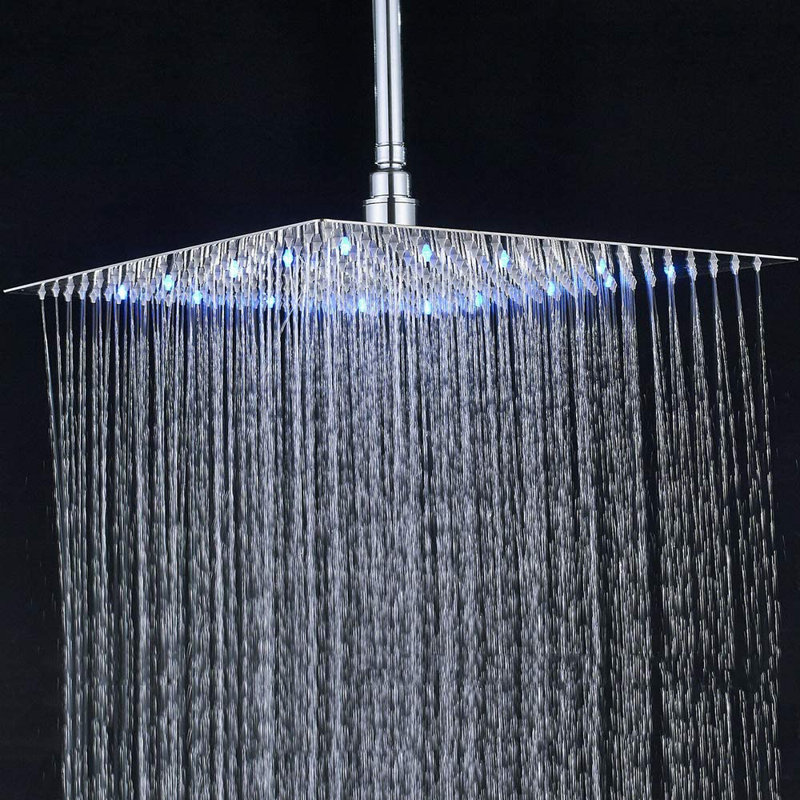 Pomme de douche à pluie double 2,5 GPM GPM