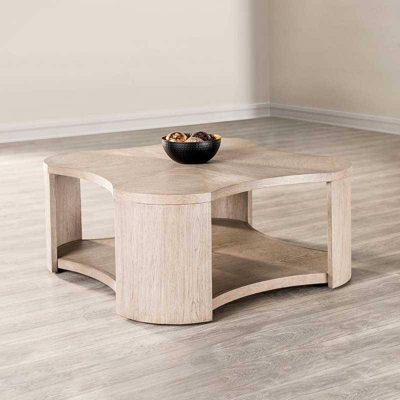 1pc Coffee Table Modern Style With Open storage