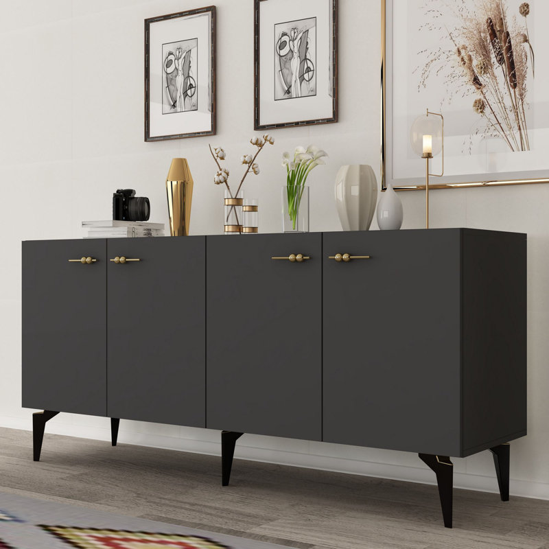 Olivia 150cm Console Table, Grey