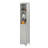 Grey Tall Bathroom Storage Unit - Freestanding With Drawer And Adjustable Shelf Cabinet