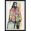 Hippie Girl by Parvez Taj - Single Picture Frame Painting-46339053