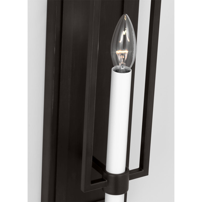 Marston 1 - Light Candle Wall Light, Matte Black