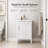 Arzola 24'' Freestanding Single Bathroom Vanity with Ceramic Top-1484357760