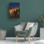 Art mural sur toile tendue - «Sunlit Rock Outcrop» par Royce Bair pour décoration de salon, de chambre à coucher ou de bureau - 22 x 32