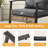 Yardgrace 3-Piece Outdoor Rocking Bistro Set With Cushions & 2-tier Coffee Table-180874952