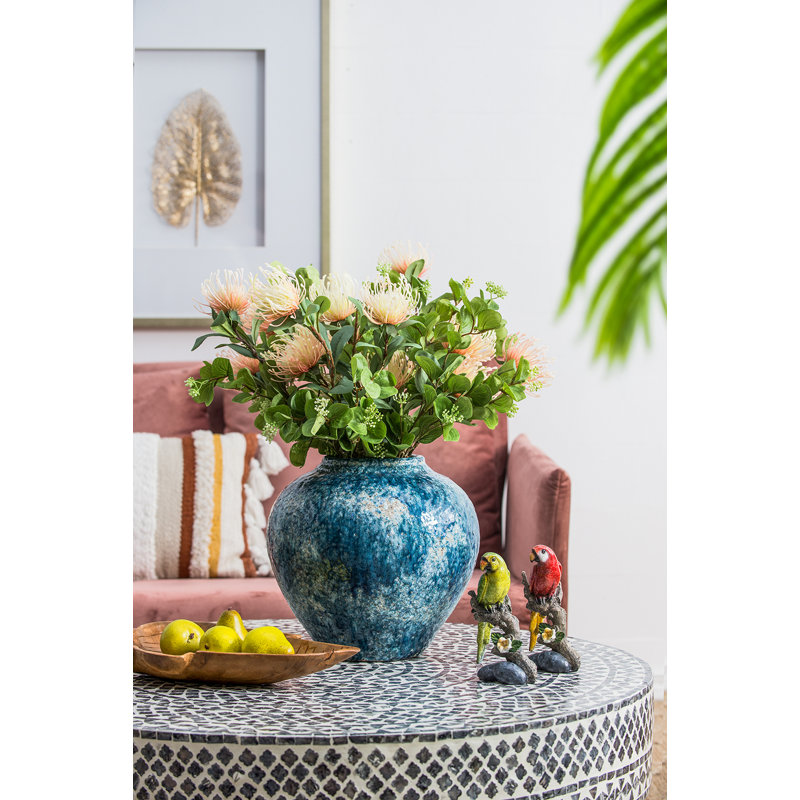 Pot à fleurs en terre cuite Duke, H 9,1 po x l 9,8 po x P 9,8 po