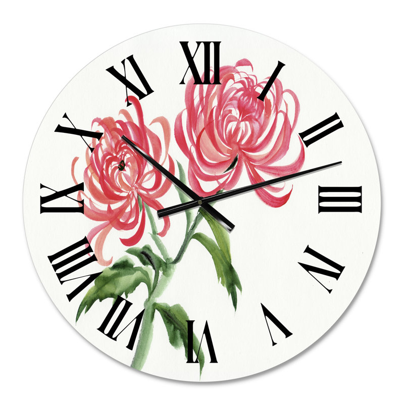 Rétro horloge murale mauve, Moyen