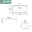 Pro Series 36" L x 20" W Undermount Kitchen Sink with Accessories