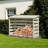 Pent 6 ft x 2 ft Log Store