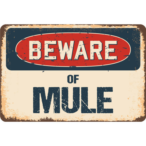 SignMission Beware of Mule Sign | Wayfair