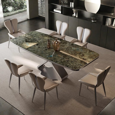 Modern Microlite Stone Dining Table Sets