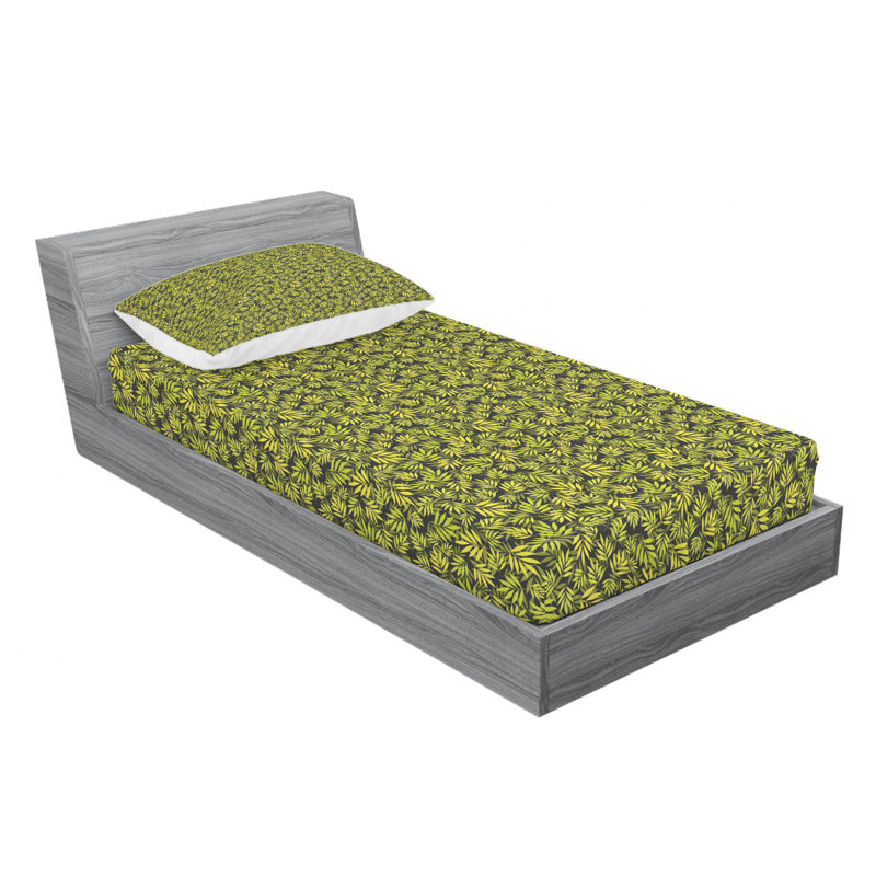 Microfiber Animal Print Sheet Set, Twin Sheet Set with Fitted Sheet, Jaguar Animal