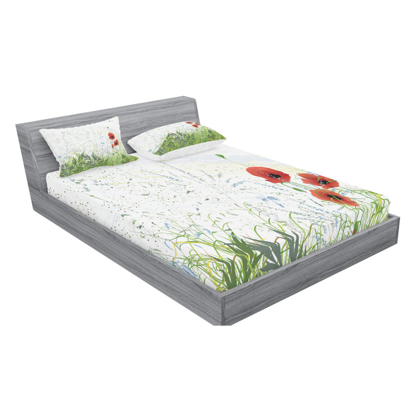 Microfiber Sheet Set, Full Sheet Set with Fitted Sheet