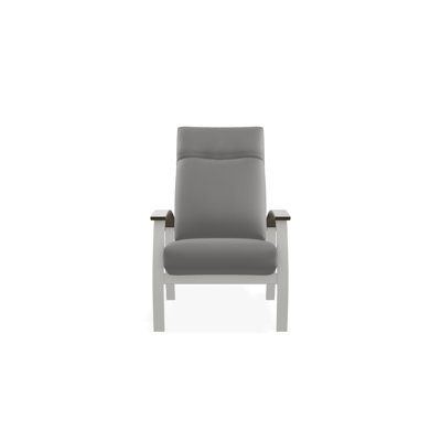 Chaise de patio inclinable avec coussins Askar