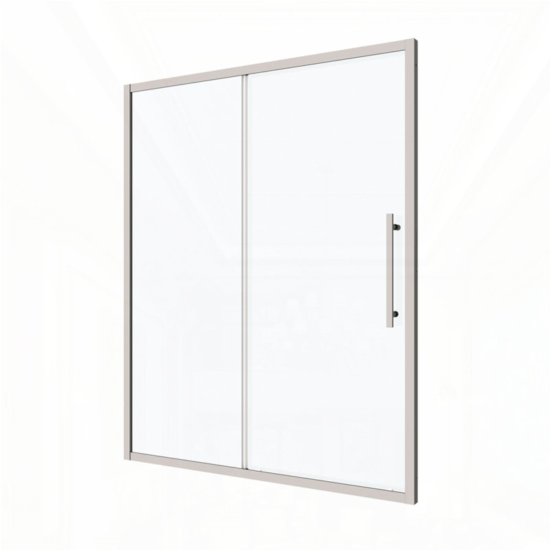 50"-54"W x 72"H sliding shower door, Chrome