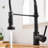 Single Handle Black Kitchen Faucet With Pull-Down - , Easy To Clean, Control Water Temperature And Flow Pull Down In Lever Control, Brass Body, Stable