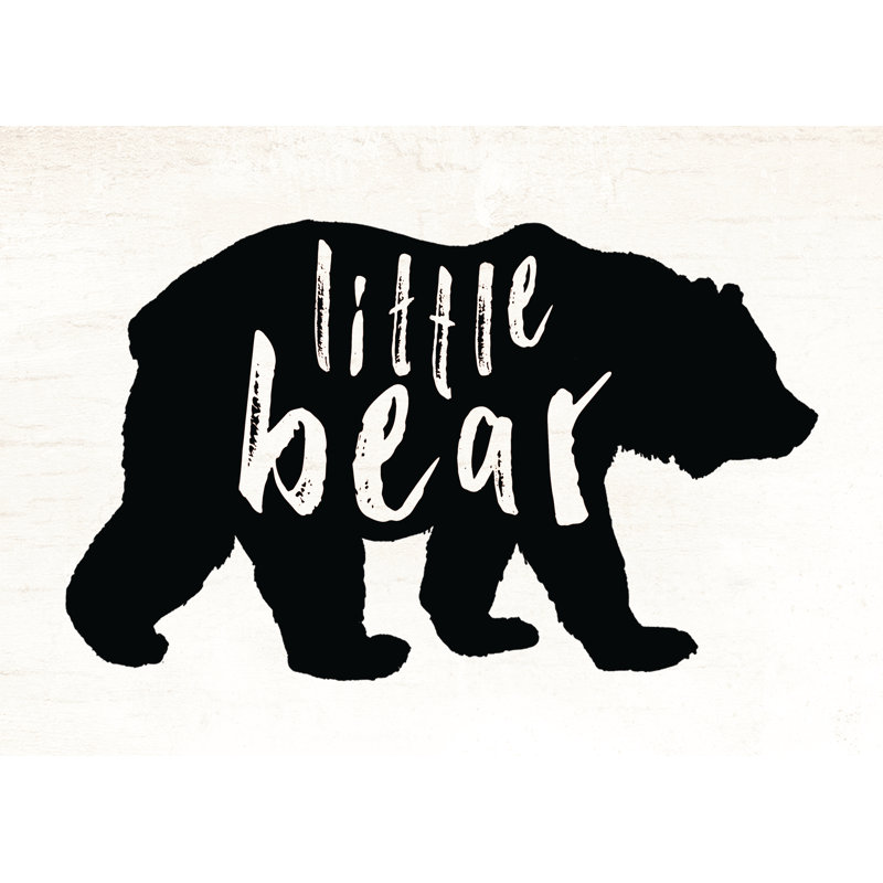Little Bear 2 - Wrapped Canvas Art Prints, 61cm H x 91cm W