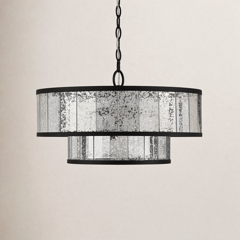Aldrin 4 - Light Dimmable Drum Chandelier
