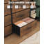 Grande commode pour chambre à coucher avec 16 tiroirs, porte-vêtements et tablettes de rangement, commode de rangement pour vêtements-208511845