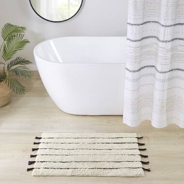 Natural 100% Organic Cotton Tufted Bath Mat