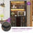 Burkell 64.9" Wine Bar with LED Light and Burkell Adjustable Shelves-1344423403