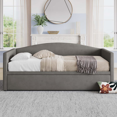 Daybed with Extended Pop Up Trundle