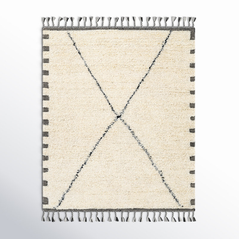 Jovan Wool Indoor Rug, Rectangle 9' x 12'