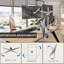 Mount-It! Full Motion Quad Monitor Desk Mount with Gas Spring Arms for monitors up to 32", Silver