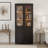 Modern Tall Display Cabinet with Glass Doors, Curio Cabinet for Collectibles & Trophies, Ideal for Living Room & Hallway-220292901-220292903